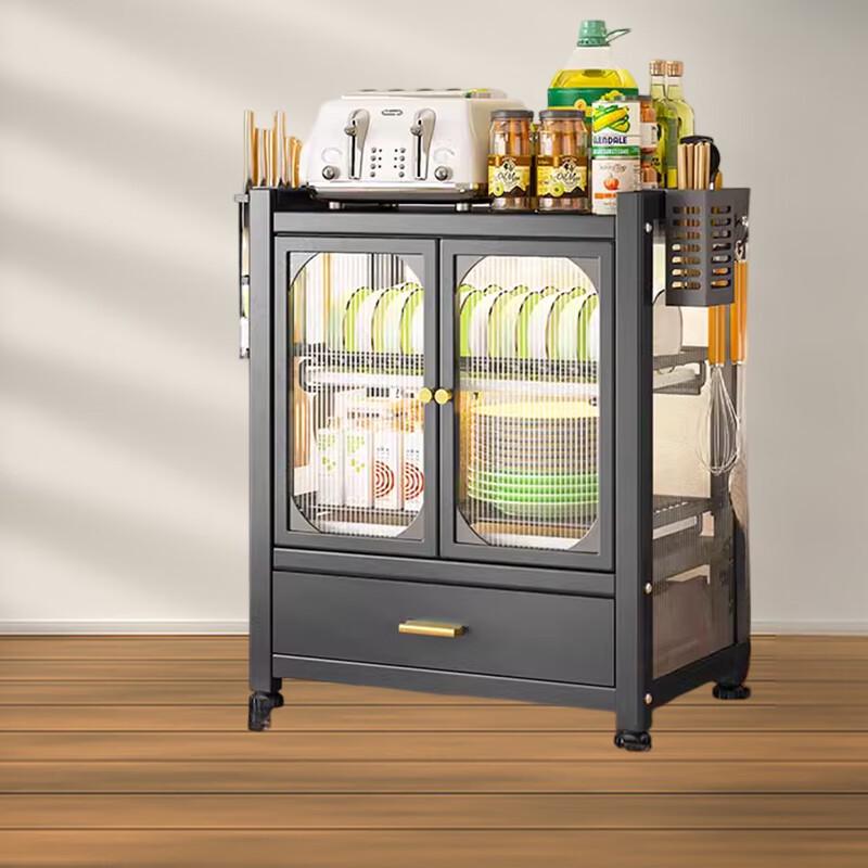 Multifunctional Kitchen Microwave Oven Storage Rack