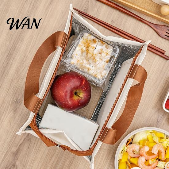 Soup Safe Lunch Bag Insulated Leakproof Thermal Tote with Zipper And Handle Carrier Reusable Waterproof Oxford Keeps Food Warm for Work Picnic Camping
