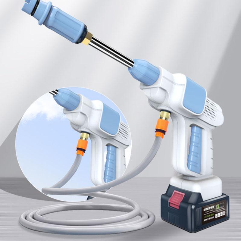 138VF Luxus-Hochdruck-Wasserpistolen-Set, kabellose Gartenspritzmaschine, Autowaschanlage, Reinigungsartefakt mit Werkzeugkasten