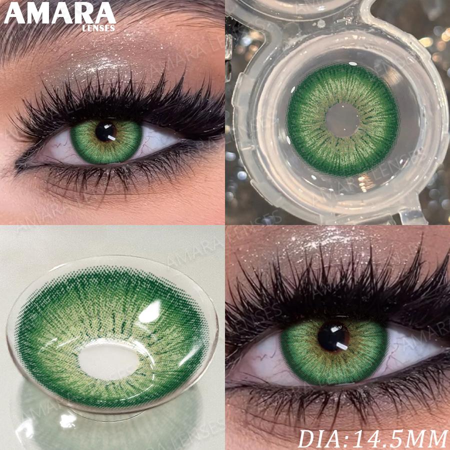 Eyeshare 1 Pair Big Black Color Contact Lenses Natural Gray Lenses Blue Eye Makeup Contacts Yearly Brown Beauty Pupils Eye Cosmetic