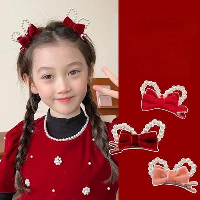 2 pièces/set Clip pour cheveux de petite fille dessin animé mignon Boucle Oreilles de lapin mode Stéréo Clip BB Design Créatif Épingle à cheveux Coréenne Accessoire de tête pour enfant