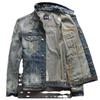 Men's Retro Denim Jacket - Korean Style, Slim Fit for Spring & Autumn