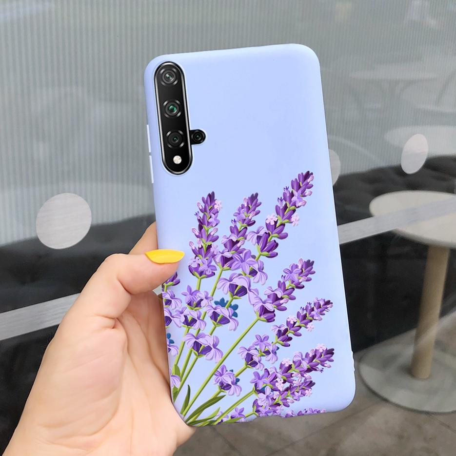 For Huawei Honor 20 Case Stylish Painted Silicone Soft TPU Phone Case Fundas For Huawei Nova 5T 5 T Honor 20 Honor20 Cases Cover