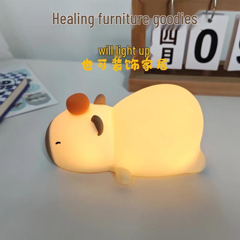 Rabbit Silicone Night Light: Soft, Cute Bedside Companion for a Cozy Atmosphere
