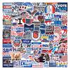 110 New Democrat Graffiti Stickers Decorative Suitcase Mobile Phone Cartoon Waterproof Stickers