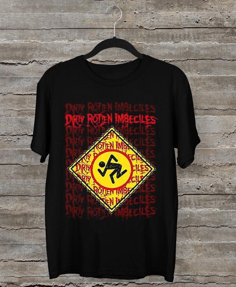 Грязные Гнилые Идиоты D.R.I. Футболка Черная Все Размеры Футболка Унисекс Футболка XXXL