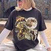 Vintage Honey Bee Full Moon T-Shirt, Celestial Insect Nature Tee
