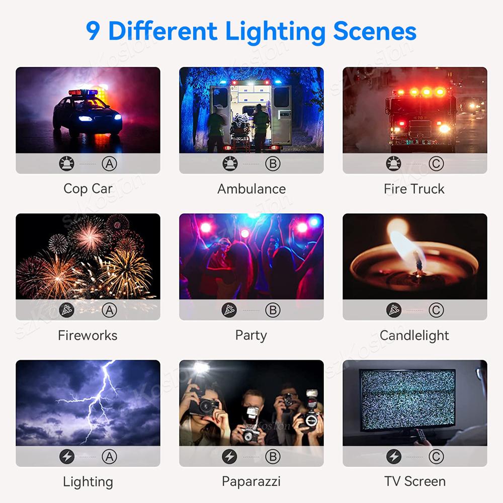 U800 RGB LED Photo Studio Light for Tiktok Youbute Game Live Video Lighting Portable Video Recording Photography Panel Lamp