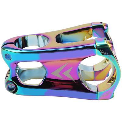 31.8x50MM Krótki Mostek Wznoszący Kierownicę Roweru Górskiego Stop Aluminium Pusty Mostek Rowerowy(Olśniewający kolor ) Couleur