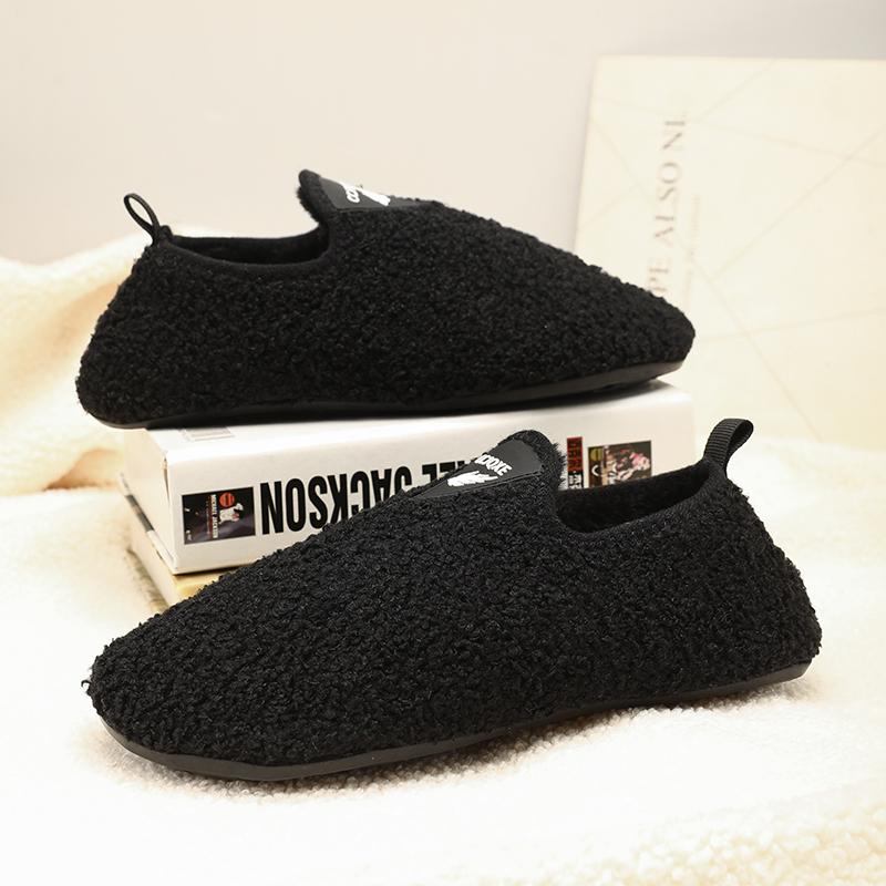 Maedef Men Winter Slippers Comfortable Women'S Cotton Shoes Thin Bottom Disigner Indoor Plush Warm Home Slippers Man Warm Shoes