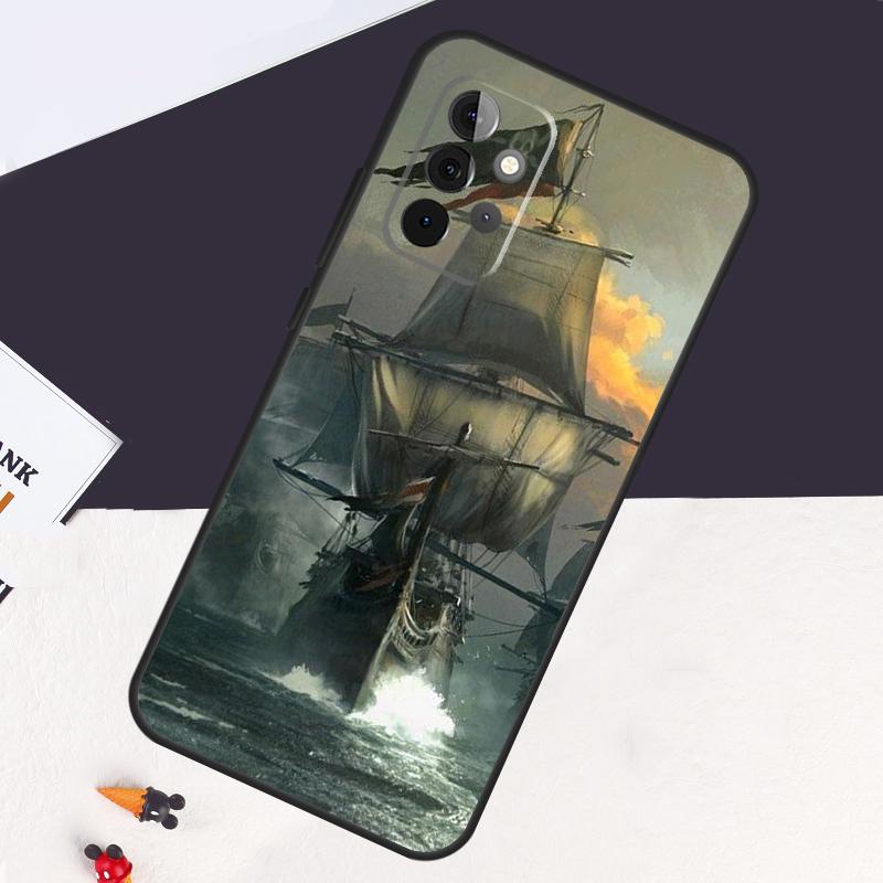 

Sailing Pirate Ship Boat Case For Samsung Galaxy A14 A55 A06 A05 A36 A26 A16 A54 A34 A22 A32 A52 A35 A15 A53 A13 A56 Samsung A54 5G