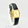 SEIKO Exceline Watch Gold Rectangular 950147 New Strap [New Battery] Ladies' 2J41-5000