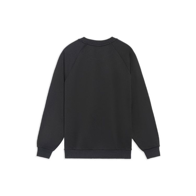 Li-Ning Vital Essential Logo Lockerer Sportpullover Sweatshirt Unisex Oberteile Schwarz AWDS234-1