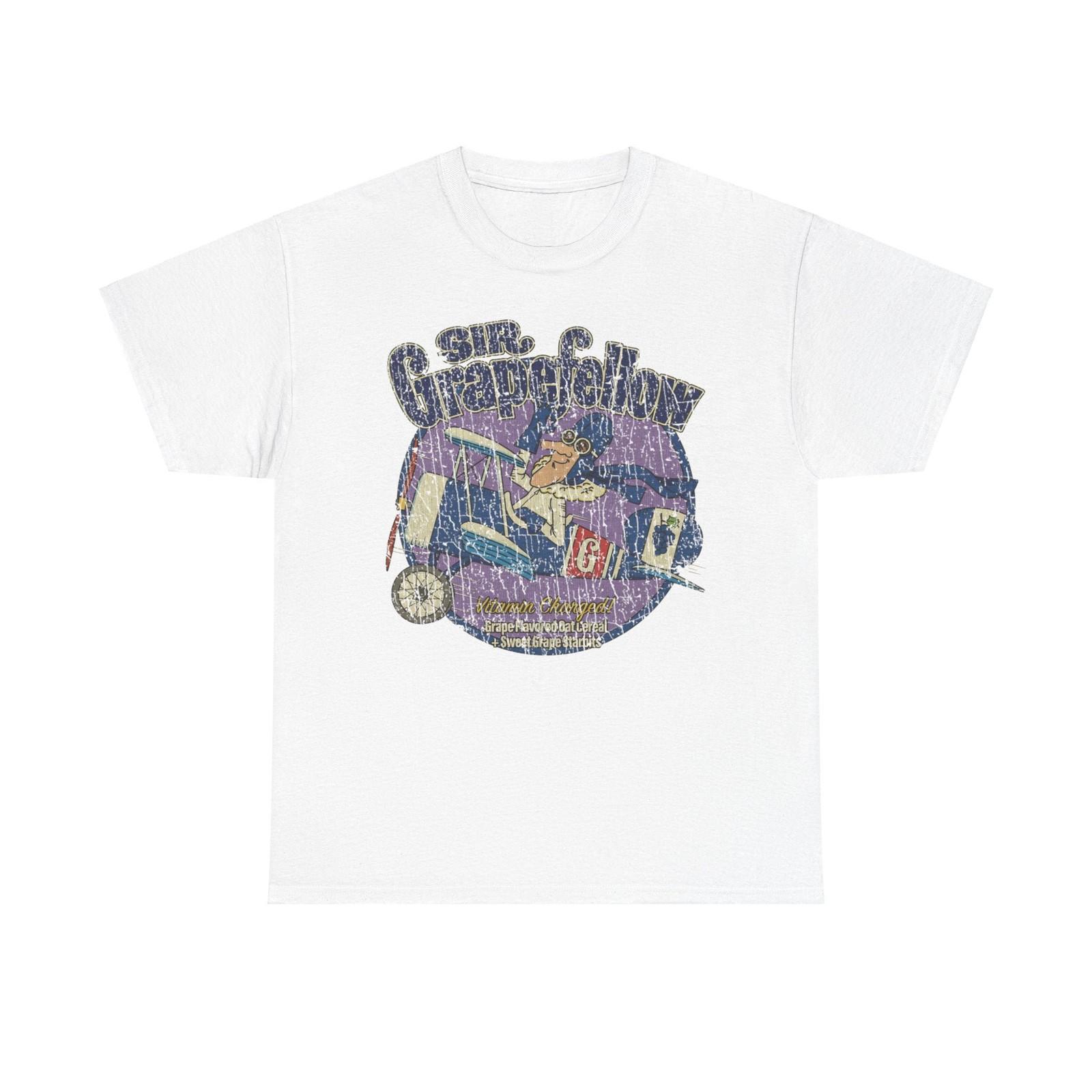 Sir Grapefellow Grape Flavored Oat Cereal Nostalgic T-shirt S разноцветный