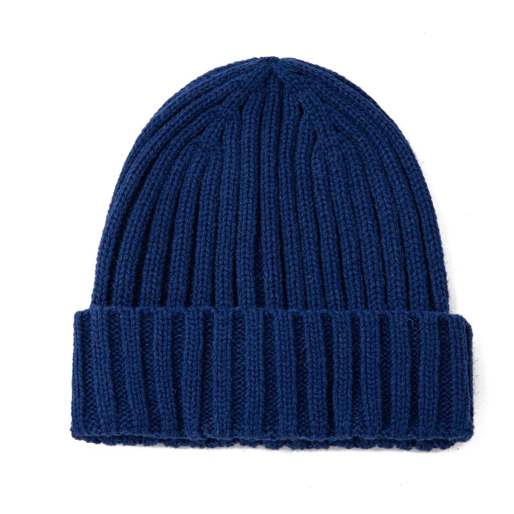 Unisex Wool Blend Beanie: Warm, Thick, Ear-Protective Knit Hat for Autumn and Winter Outdoor Wear