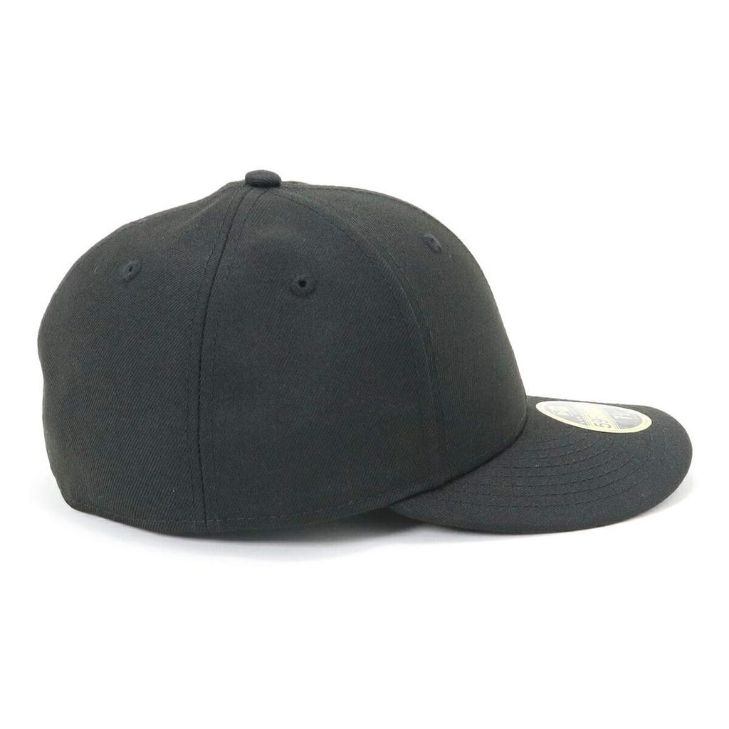 New Era Cap LP59FIFTY Hat Plain BlackBlack 7 58 LP5950 BASIC BLK BLK 25J