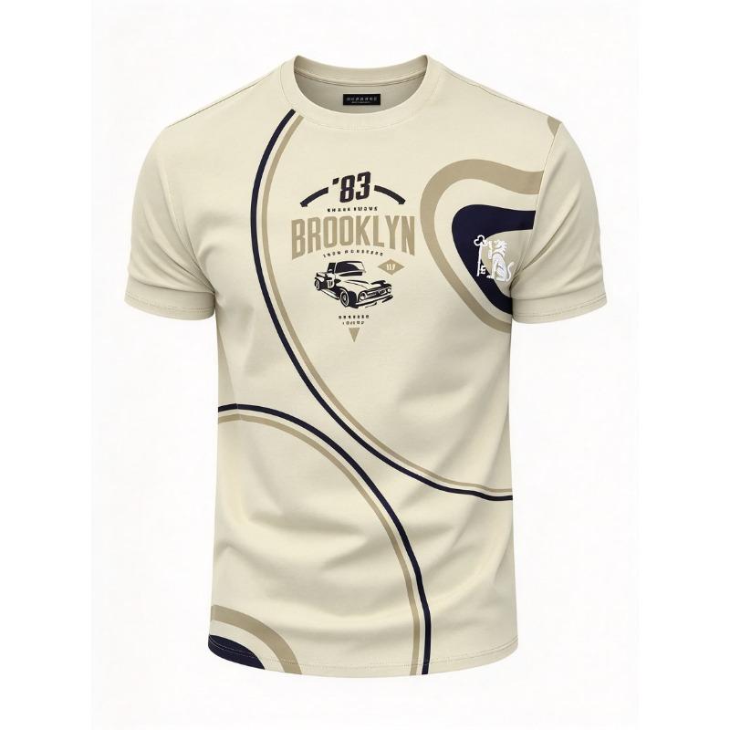 New sporty casual short-sleeve top Fashionable and comfortable