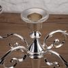 5 Arms Alloy Candle Holder European   Candelabra Wedding Candlestick Home Decor Silver