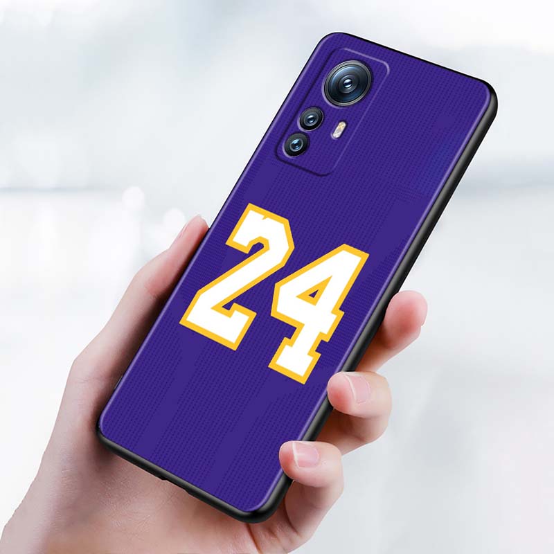 Fashion jersey number For Xiaomi Mi 15 14 13 13T 12 12T 12S 11 11i 11T Pro Ultra Lite 5G Black Soft Phone Case