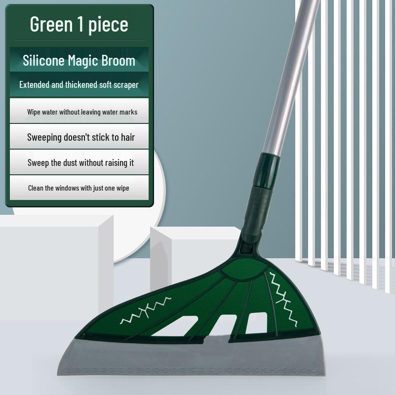 Silicone Magic Broom Squeegee Mop for Bathroom and Toilet Floors