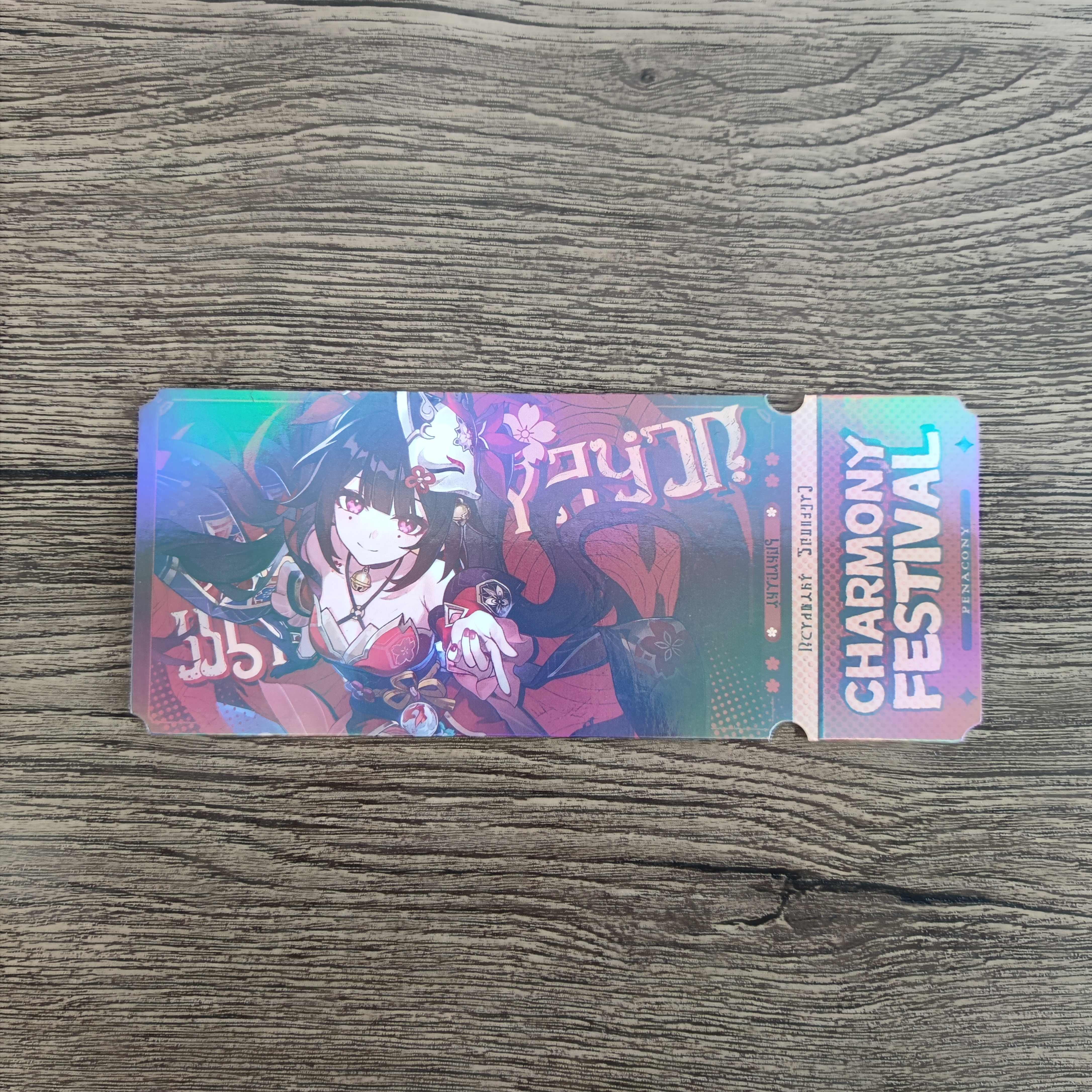 

1 шт. Аніме Honkai Star Rail Laser Lomo Card Листівка Іграшка Paper Image Колекція картинок Листівки Подарунок на день народження A2