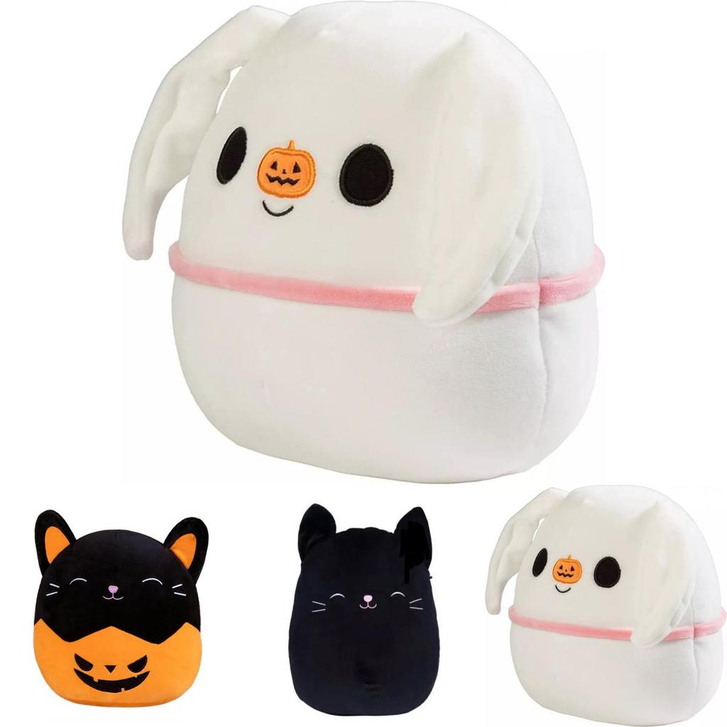 Halloween Squishmallows The Nightmare Before Christmas Jack Sally Bat Pumpkin Plush Toys