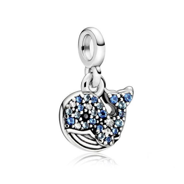 925 Silver Me Series Starfish Moon Pineapple Small Charms Pendant Beads Fit Original Fashion Me Armbånd Dame Smykker DIY