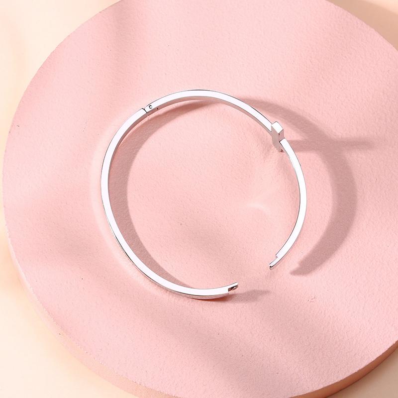 Pulseras de Puño con Dijes para Mujer, Pulseras de Cristal con Cruz para Niñas, Hermanas, Esposas, Joyería de Amistad