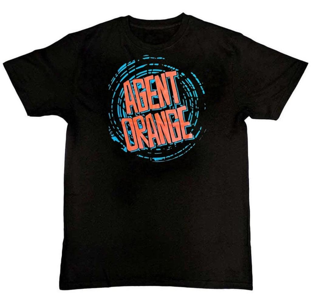 VTG AGENT ORANGE Band Grafikdruck Herren T-Shirt