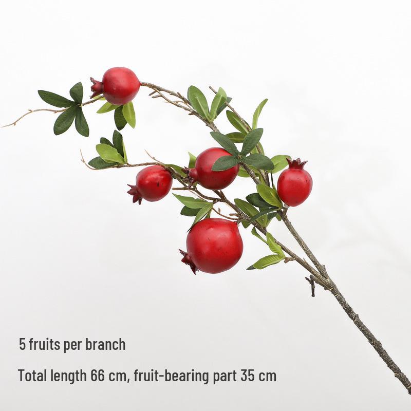 Floor-Standing Artificial Flower Branch Arrangement Vase for Living Room Entrance Decor