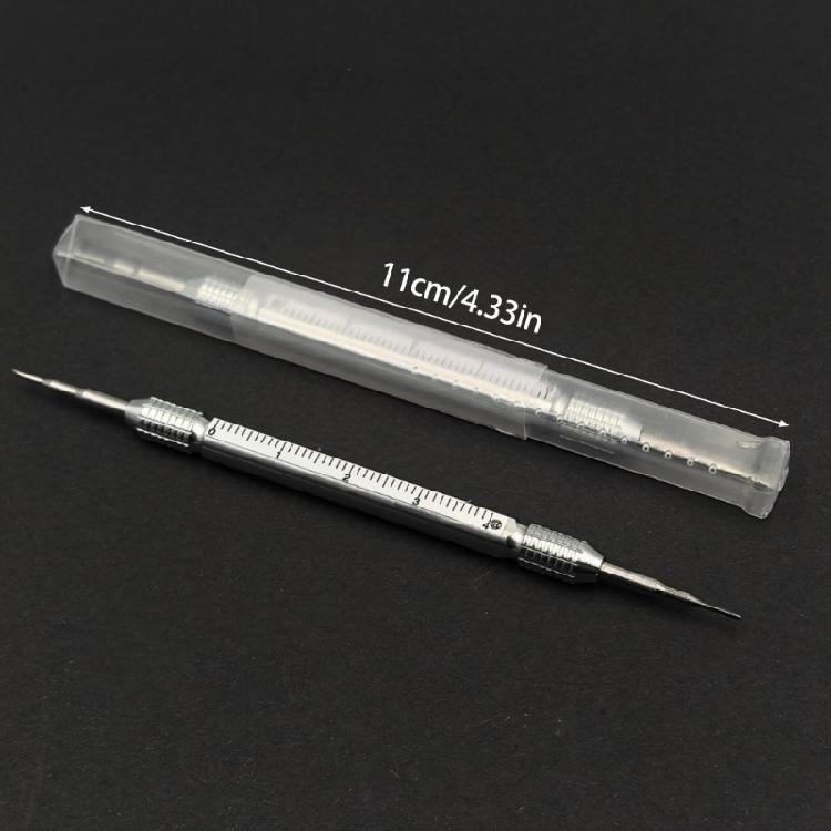 Multi Functional Scale Tool Using Double Heads for Quick Band Removal in Watch Repair Portable Efficient User Friendly