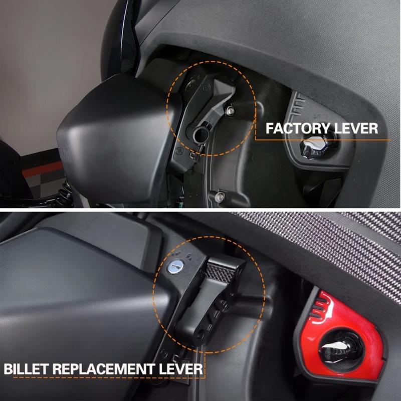 Aluminum Parking Brake Lever Ergonomic Designs Metal Brake Handle Ensuring Reliable Performances for Ryker 600 900