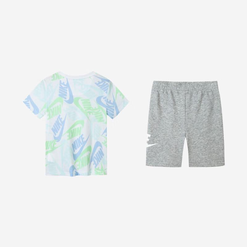 Nike Bedrukt T-shirt en Short Set voor Kinderen
