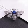 Bo Xin Yun Elegant Zircon Bee Pearl Brooch Corsage Gift Pin