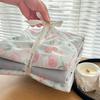 Class A Knitted Cotton Washed Double Yarn 4-piece Set Of Small Floral Comforter Set Hosiery Style