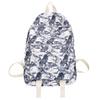 Schoolbag Korean version of Japanese ins tie-dye i lightweight, simple and versatile travel schoolbag, high school student large-capacity backpack
