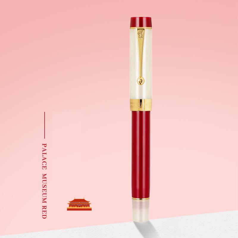 JINHAO 100 Centennial Fountain Pen Resin Gold Clip Nib EF F M Students Pens Business Stationery School Office Supplies PK 9019