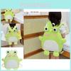 Cute Frog Nylon Backpack For Kids With Breathable Straps And Fun Design