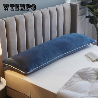 Winter Milk Velvet Warm Double Pillowcase Thickened Long Pillowcase Comfortable Soft Pillowcase Bedding