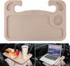 Car Steering Wheel Desk for Laptop,Multipurpose Travel Car Accessories, Car Seat Stand Trays for Eating, Steering Wheel Under Table Console(Black)