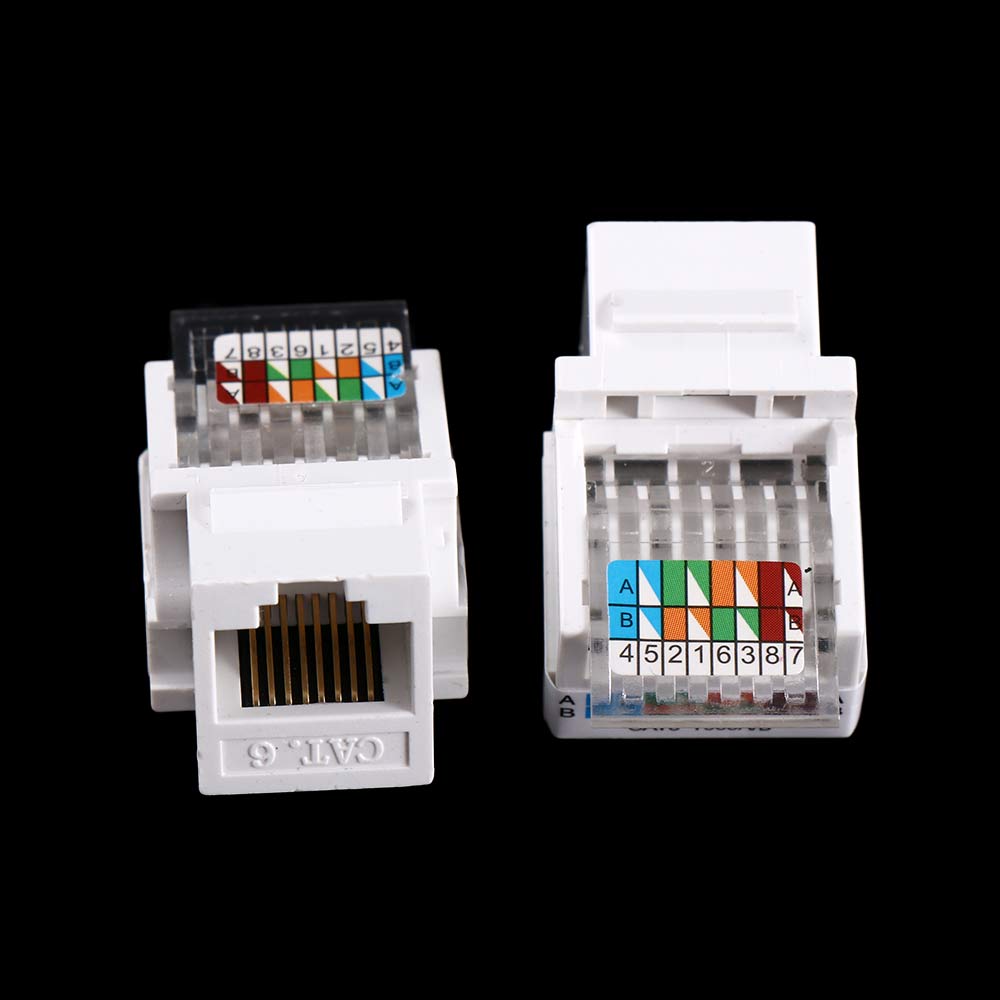 Plug Werkzeugloser Netzwerkadapter Ethernet-Adapter RJ45-Anschluss Netzwerkbuchse Netzwerkmodul CAT6