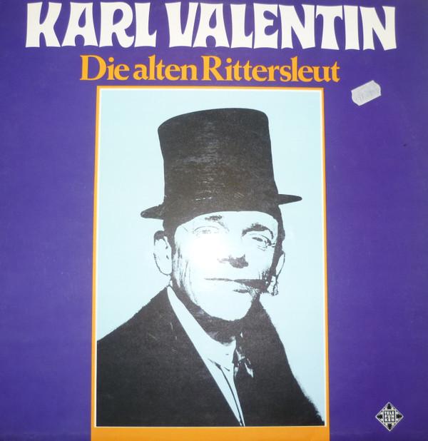 Виниловая пластинка KARL VALENTIN UND LIESL KARLSTADT Die Alten Rittersleut NT812 Telefunken Германия Мировая музыка Б/у
