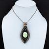Lemon Chrysoprase Pendant Copper Wire Wrapped Pendant Mahogany Obsidian And Blue Sunstone Pendant Handmade Gemstone Jewelry Gift For Mother