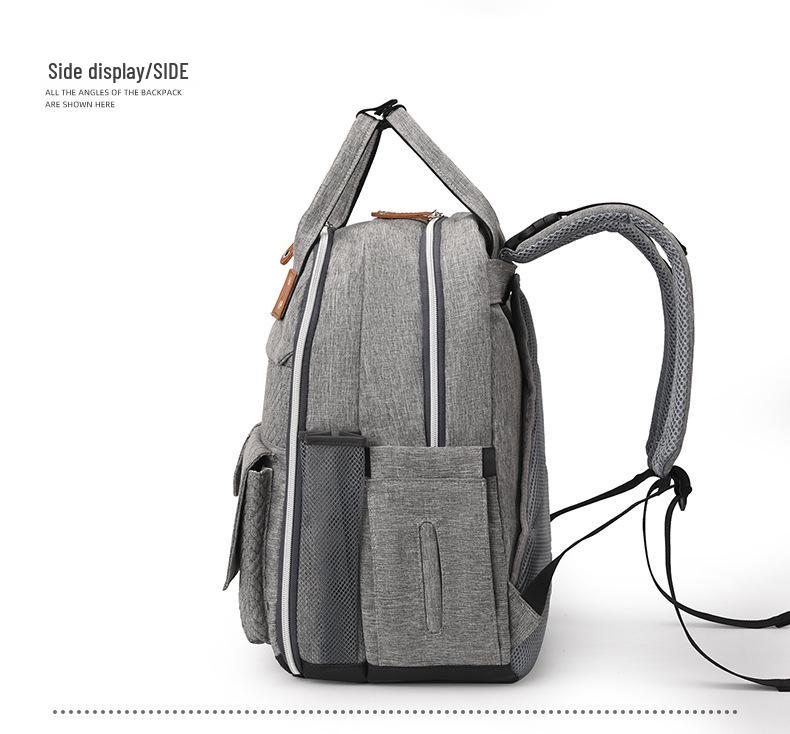 Versatile Large Capacity Diaper Backpack: Wet/Dry Separation, Multi-Compartment Mommy & Baby Bag