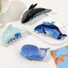 Creative Personality Blue Whale Hair Claw For Women Girls Cute Cartoon Ponytail Hairpins Hair Accessories Shark Clip Gifts