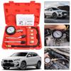 8Pcs Automotive Cylinder Tester Kit with M10 M12 M14 M18 Adapter Compression Tester Kit 0-300 PSI Pressure Gauge