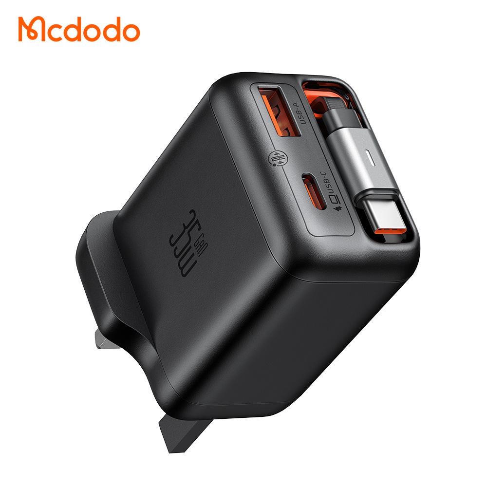 

Mai Duo Duo FreeGo Built-in Retractable Cable Fast Charger A+C Earphone 35W UK