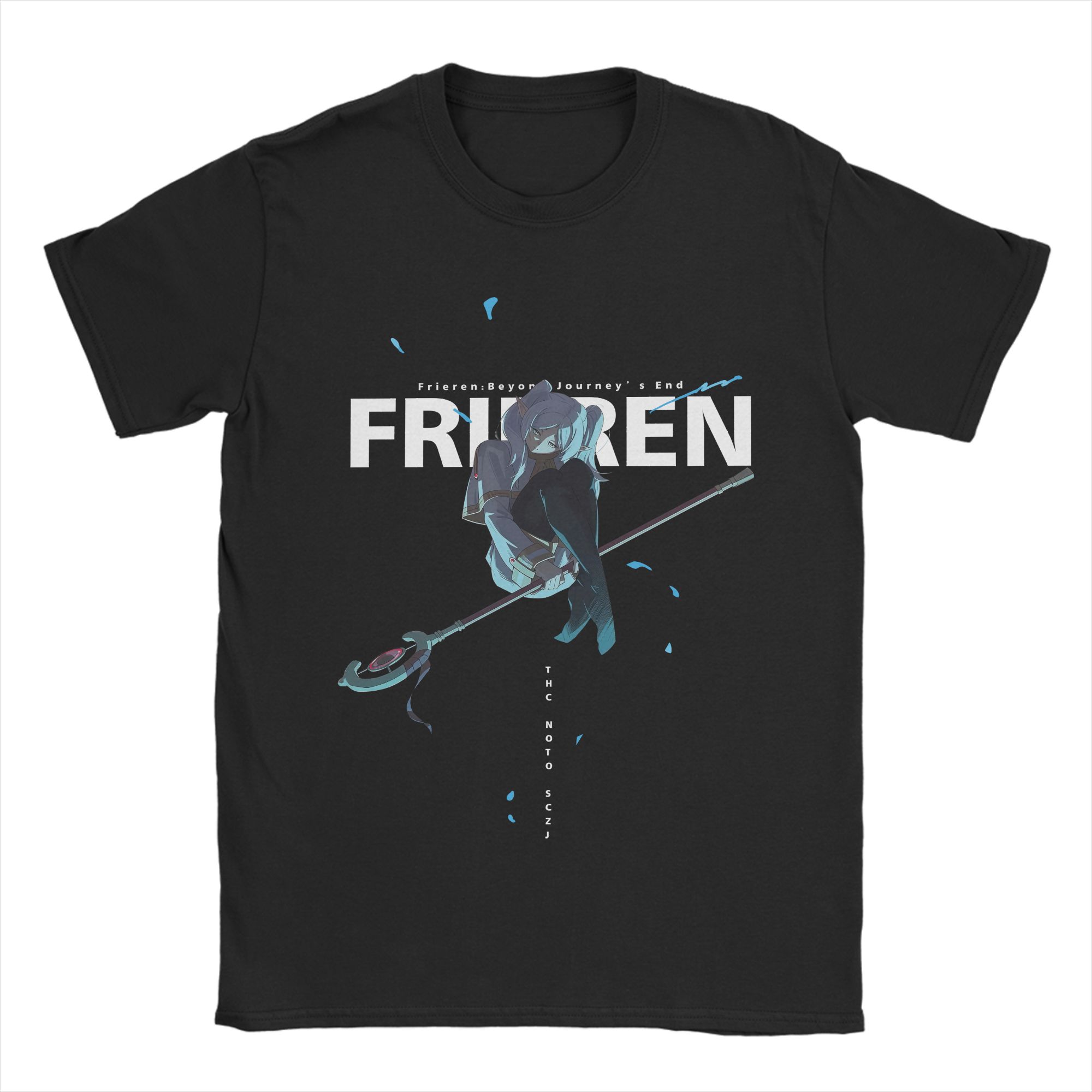 

Frieren Beyond Journeys End TShirts Unisex Sousou No Frieren Anime Vintage Cotton Tee Shirt Crewneck Short Sleeve T Shirt L