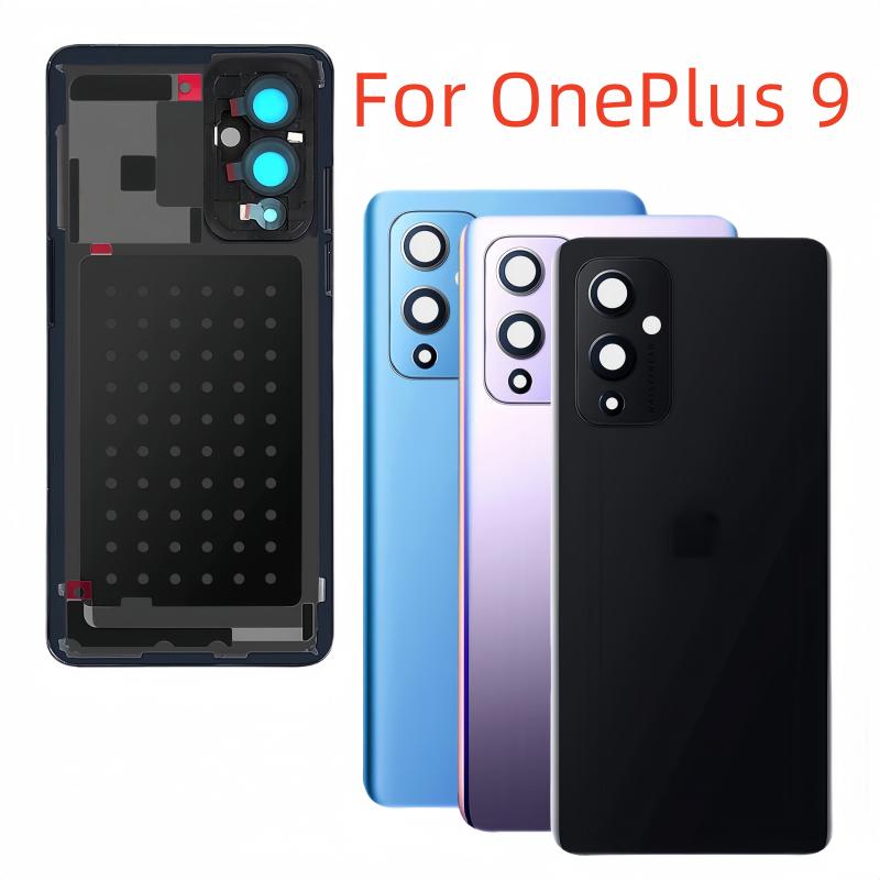 Battery Cover For OnePlus 9 LE2113 LE2111 LE2110 LE2117 LE2115 Back Cover Rear Housing Replacement