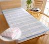 Embossed Mattress Pad with Textured Single Size 100 X 200 Perfect for Easy To Smooth Textured Cotton Geometric with Elastic Bands At All Four Suitable